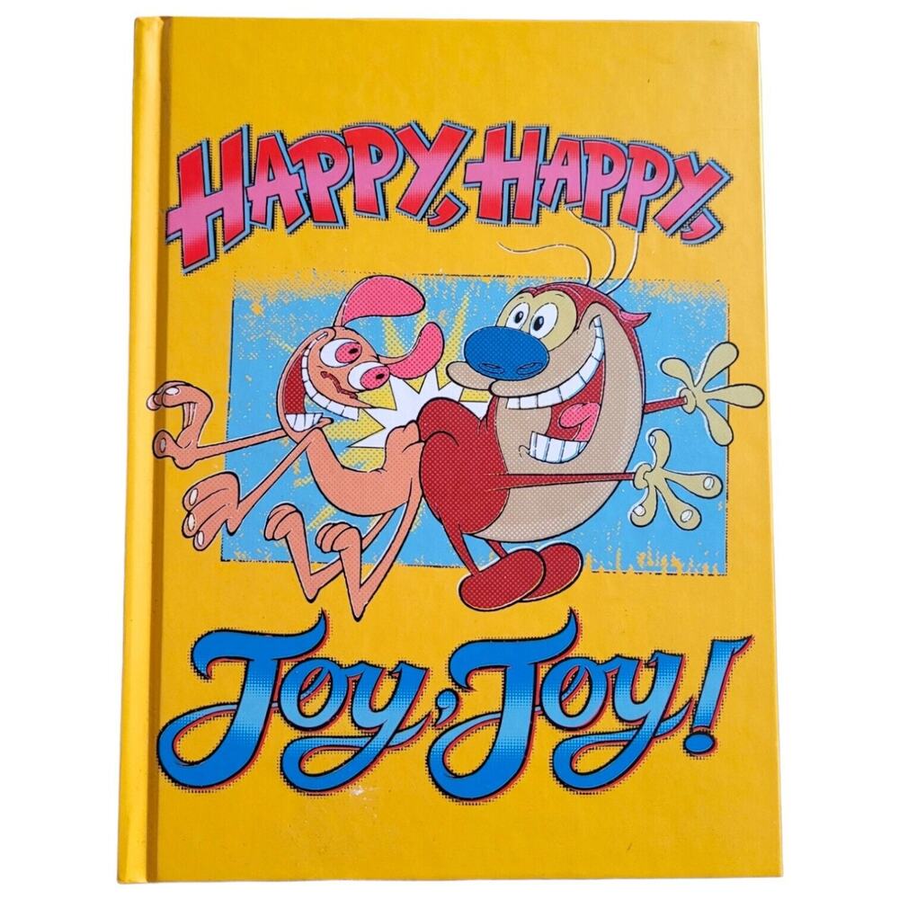 Nickelodeon Ren & Stimpy happy happy joy joy journal notebook Retro 90s